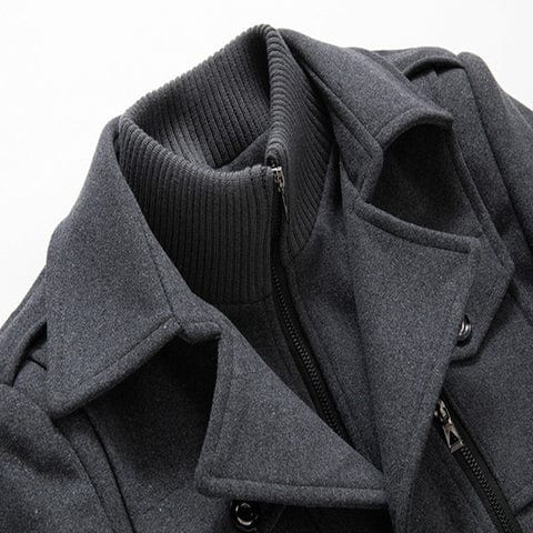 Tommy - Men’s Long Wool Blend Coat